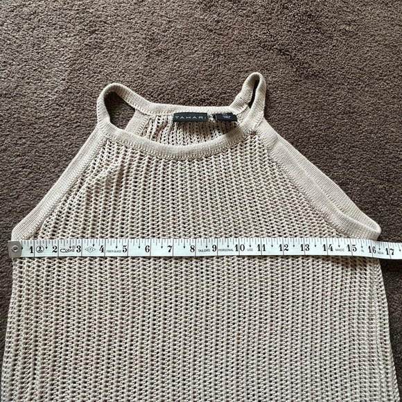 Tahari Crochet Knit Swim Coverup Dress - Picture 8 of 8